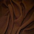 Crepe polyester marron caramel