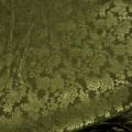 Crepe satin kaki motifs classiques vert tilleul 1 1