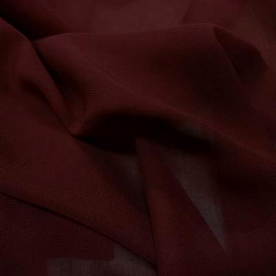 Crepe viscose rouge sang 1 