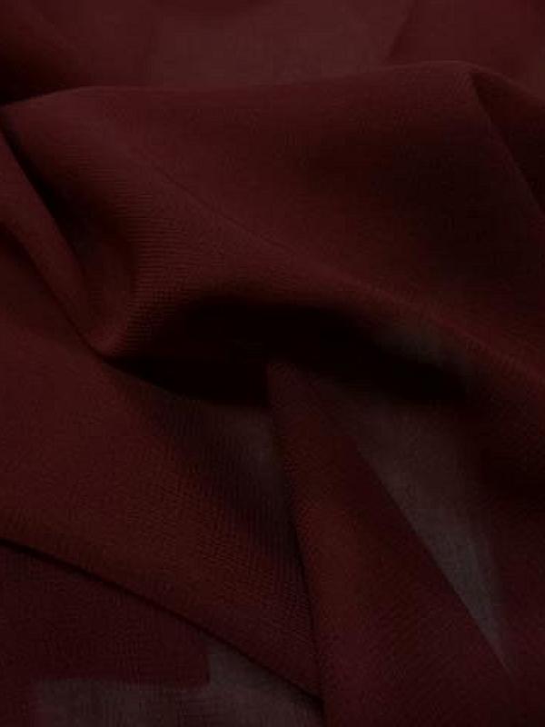 Crepe viscose rouge sang 1 