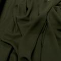 Crepe viscose vert kaki 1