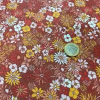 Cretonne coton imprime petites fleurs1