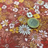 Cretonne coton imprime petites fleurs2
