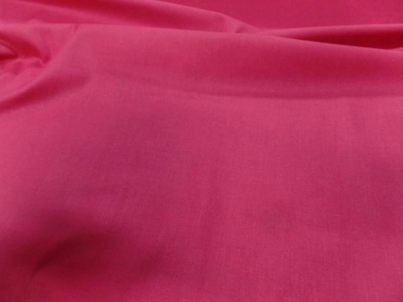 Cretonne de coton rose bonbon 1 
