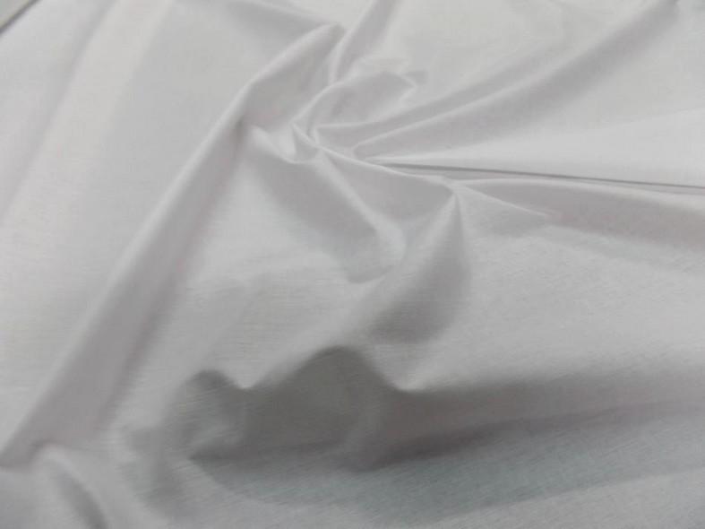 Cretonne de coton uni blanc 2