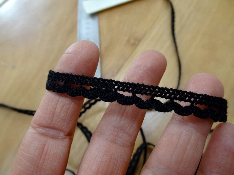 Croquet dentelle noir 1