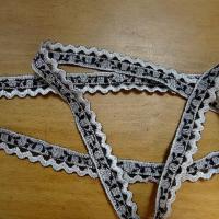 Croquet fantaisie noir et blanc 2