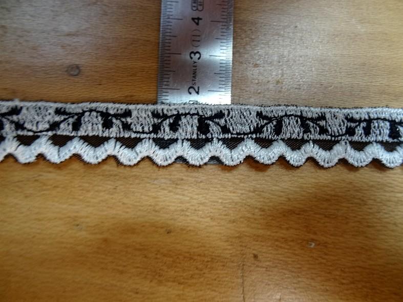 Croquet fantaisie noir et blanc 4