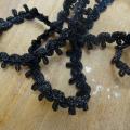 Croquet lame fantaisie organza noir 1 