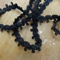 Croquet lame fantaisie organza noir 1