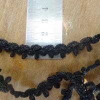 Croquet lame fantaisie organza noir 2