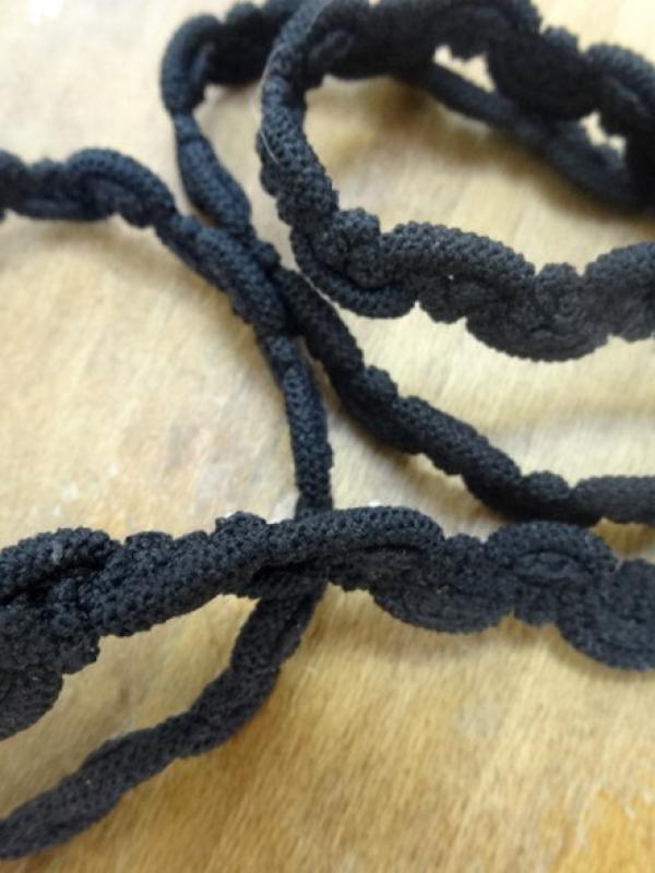 Croquet noir en polyester 1 