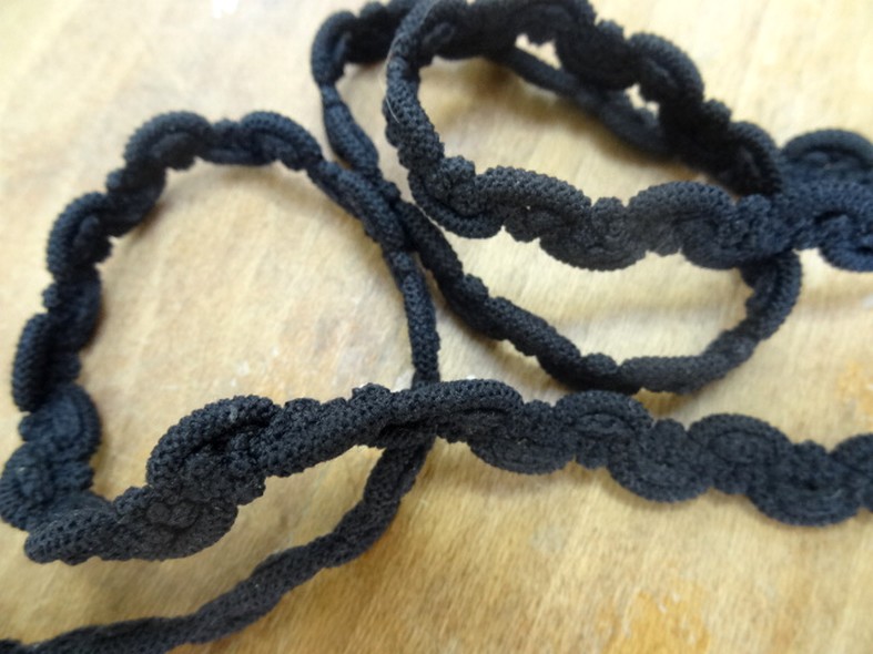 Croquet noir en polyester 1