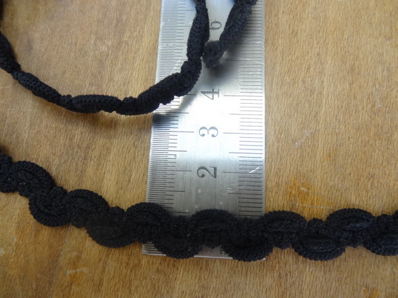 Croquet noir en polyester 2