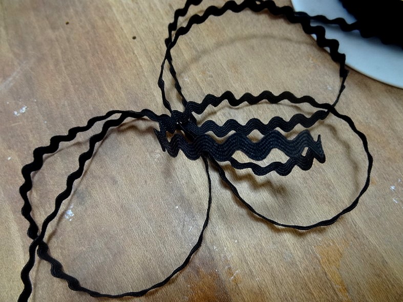 Croquet serpentine noir 9 mm 1