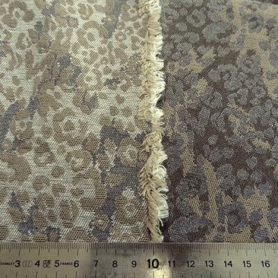 Damasse de coton motif tisse camouflage bronze et grege 3 