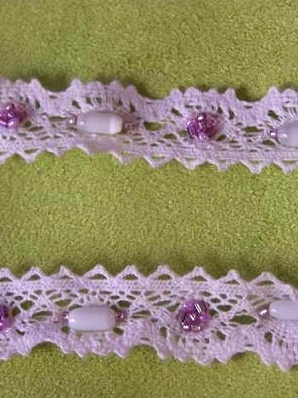 Dentelle amandine coton blanc perle 2 