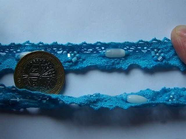 Dentelle amandine coton bleu perle 2 