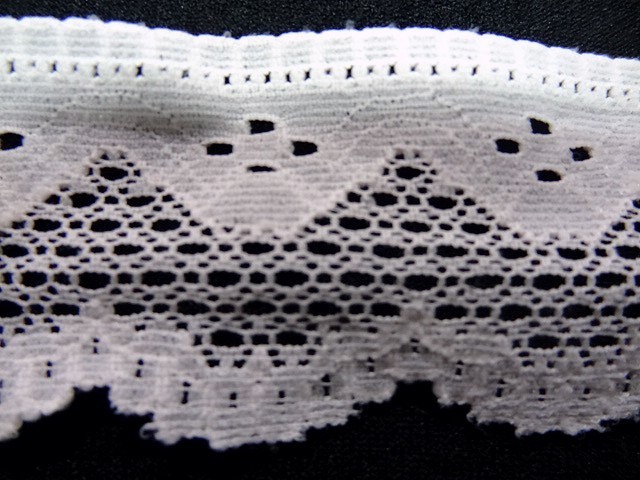 Dentelle coton blanc argile 2 2