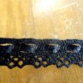 Dentelle coton et ruban noir 02