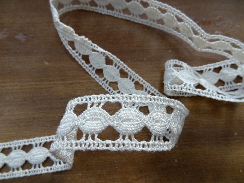 Dentelle coton meringue 1