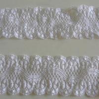 Dentelle courbes extensible blanche 2 