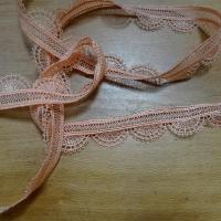 Dentelle fine festonnee saumon 2