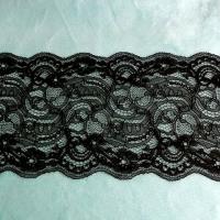 Dentelle fine mecanique noire 3