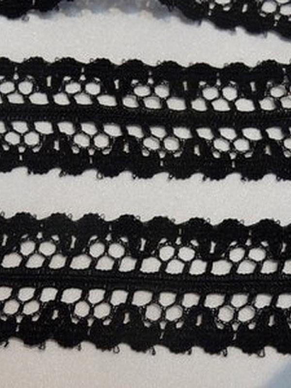 Dentelle fine noire bordure ou entre deux2