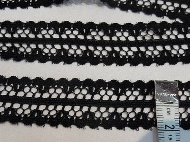 Dentelle fine noire bordure ou entre deux2