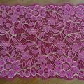 Dentelle fuchsia extensible grande largeur 2