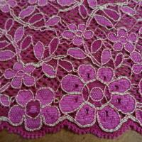 Dentelle fuchsia extensible grande largeur 3