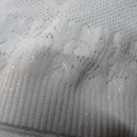 Dentelle lycra blanche mate et satinee avec leses de finition 2 