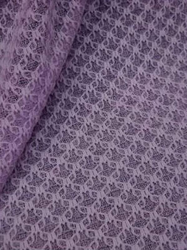 Dentelle lycra faconnee glycine 1 