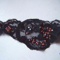 Dentelle nuage noire perlee 2