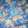 Dentelle resille bleu cobalt motif fleuri 3 