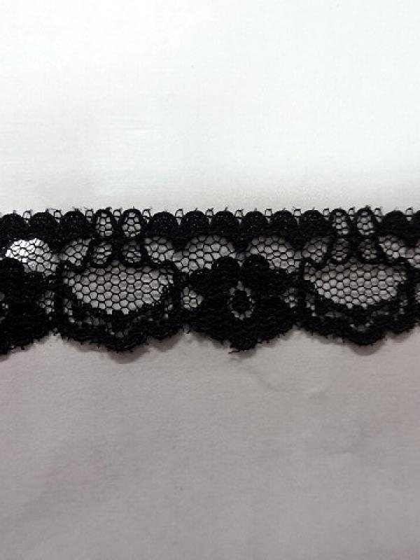 Dentelle resille festonnee noire 1 