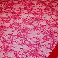 Dentelle resille fine rose rubis 3