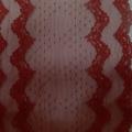 Dentelle resille rouge bordeaux