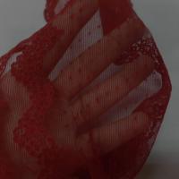 Dentelle resille rouge bordeaux4