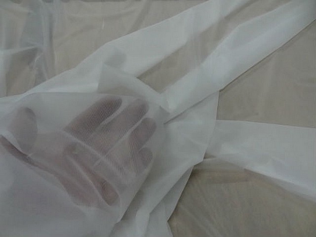 Doublure jersey polyester blanche 3