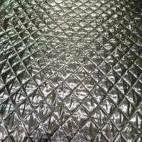 Doublure matelasse double face dore noir