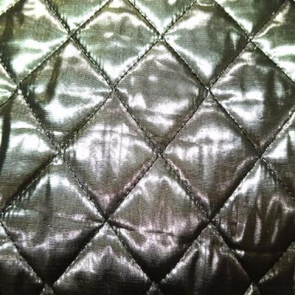 Doublure matelasse double face dore noir9