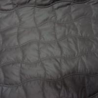 Doublure matelassée grise satin et polaire