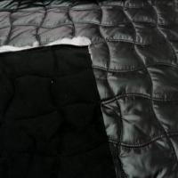 Doublure matelasse noire double polaire0