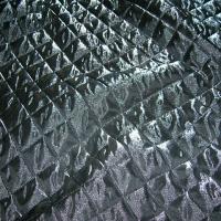 Doublure matelassee argentee et noire 1