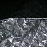 Doublure matelassee argentee et noire 3 