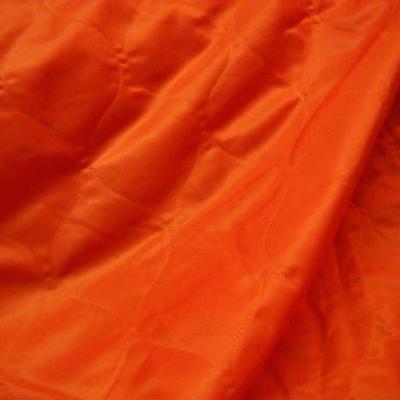 Doublure matelassee orange 