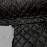 Doublure matelassee polyester noire couture carreaux 2 