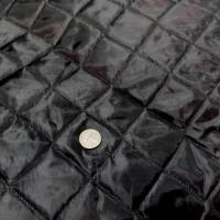 Doublure matelassee polyester noire couture carreaux 4 